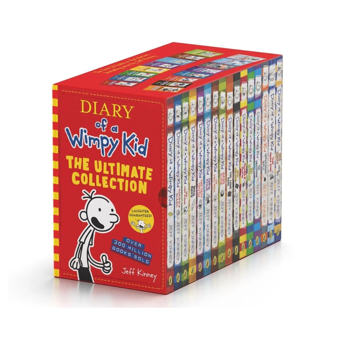 Diary Of A Wimpy Kid - Jeff Kinney - Paperback 16 Books Set