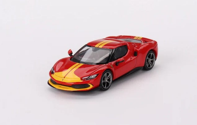 True Scale 1:64 Ferrari 296 GTB Assetto Fiorano Año de construcción 2023 corsa rojo BBR True Scale 1:64 Ferrari 296 GTB Assetto Fiorano Año de construcción 2023 corsa rojo BBR
