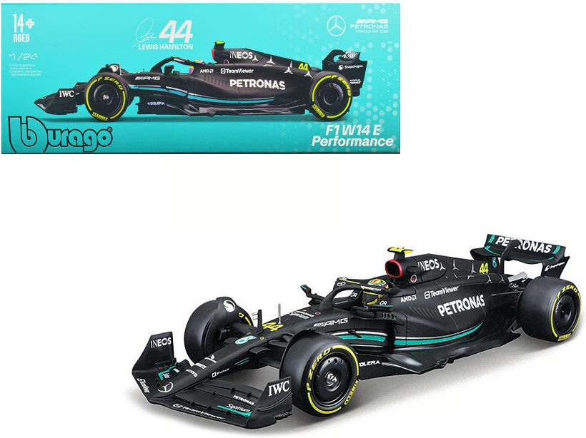 Bburago: 2023 Mercedes-AMG W14 E Formula 1 #44 Lewis Hamilton 1:24