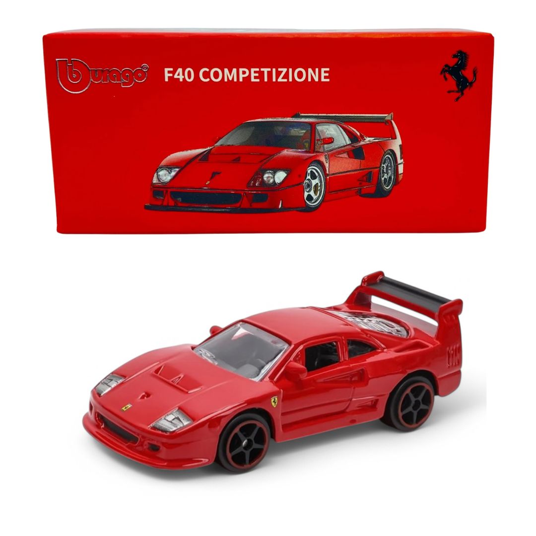 Bburago: Ferrari F40 Competizione - Red (Scale 1:64) – Krazy