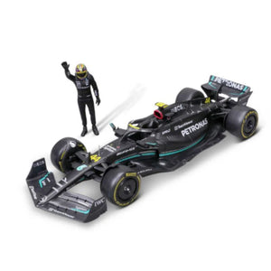 Bburago - Mercedes AMG W15 F1 2024 #Russell - Modèle Réduit 1/43 En Métal - Collection Officielle Formule 1