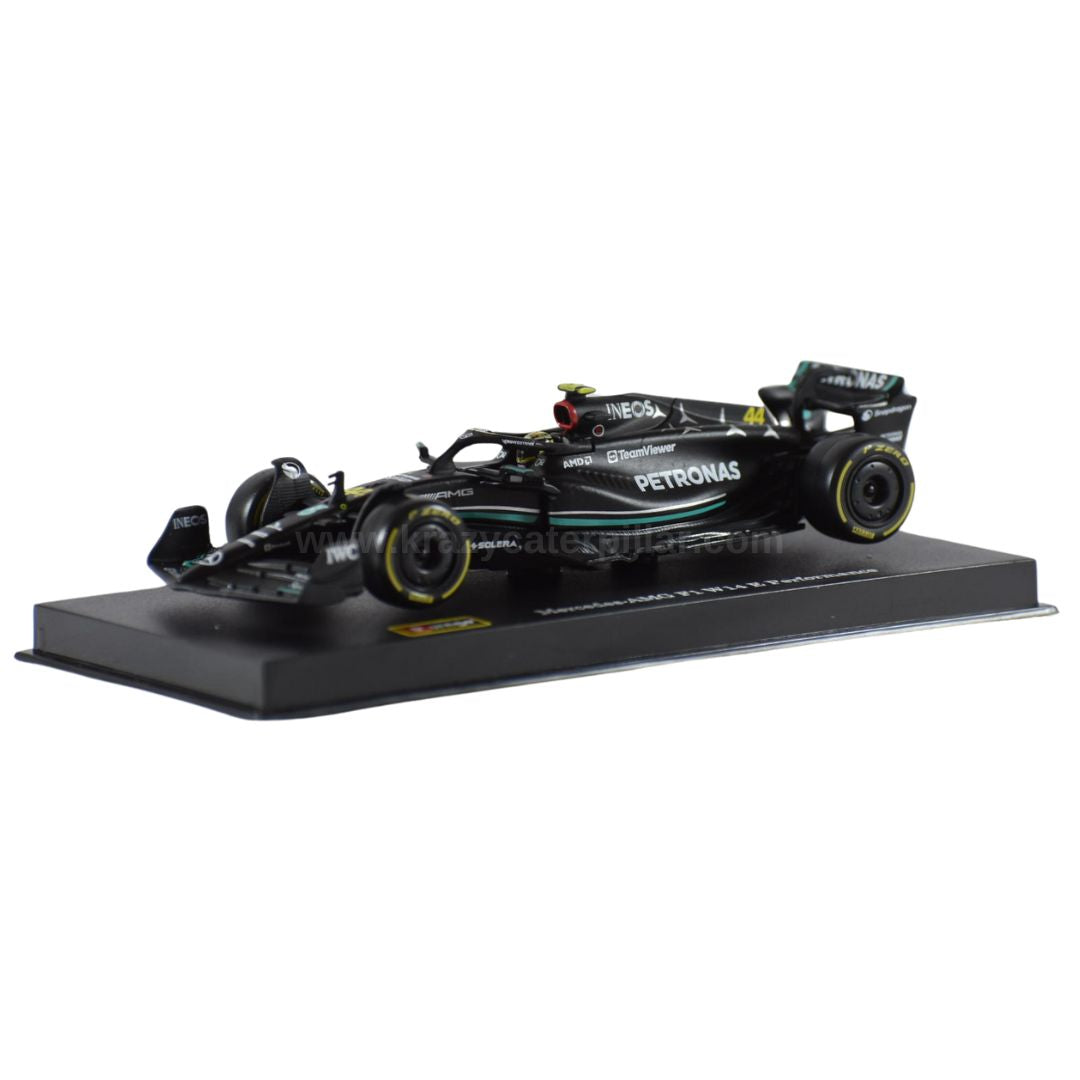 Bburago: 2023 Petronas Mercedes F1 W14 E Performance #44 Lewis Hamilton Die-Cast Scale Model (1:43)