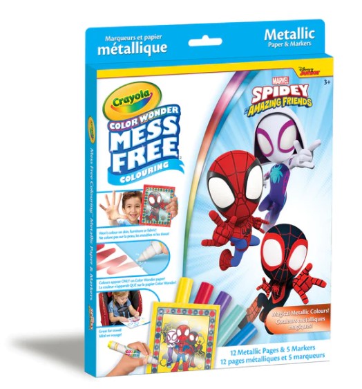 Crayola Marvel Spidey And His Amazing Friends Color Wonder Mess-Free M –  Krazy Caterpillar