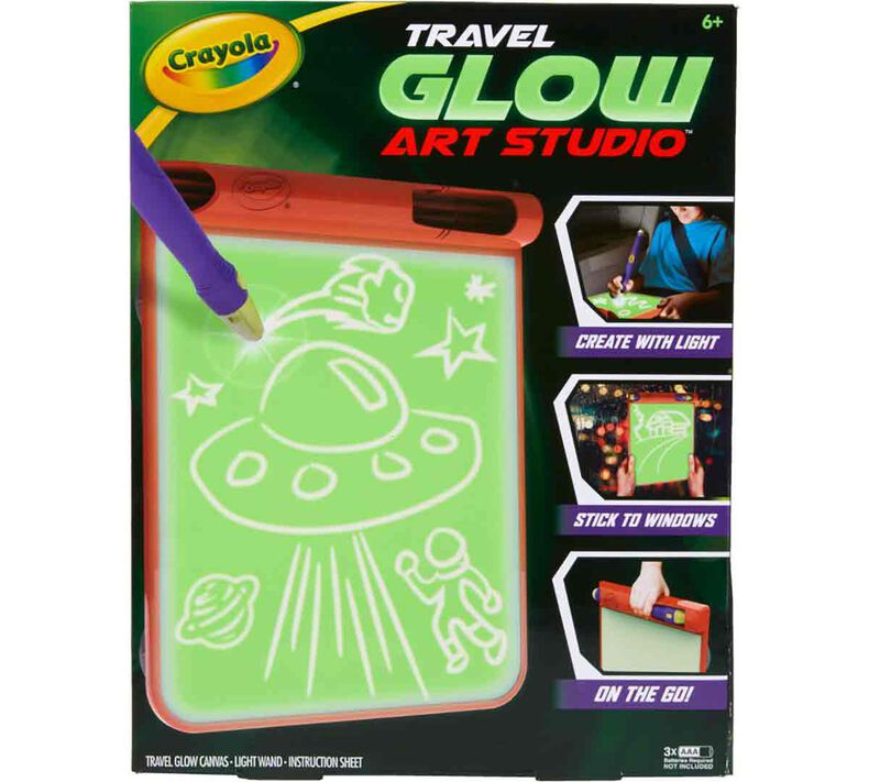 Crayola Glow Art Studio - Glow In The Dark Canvas – Krazy Caterpillar