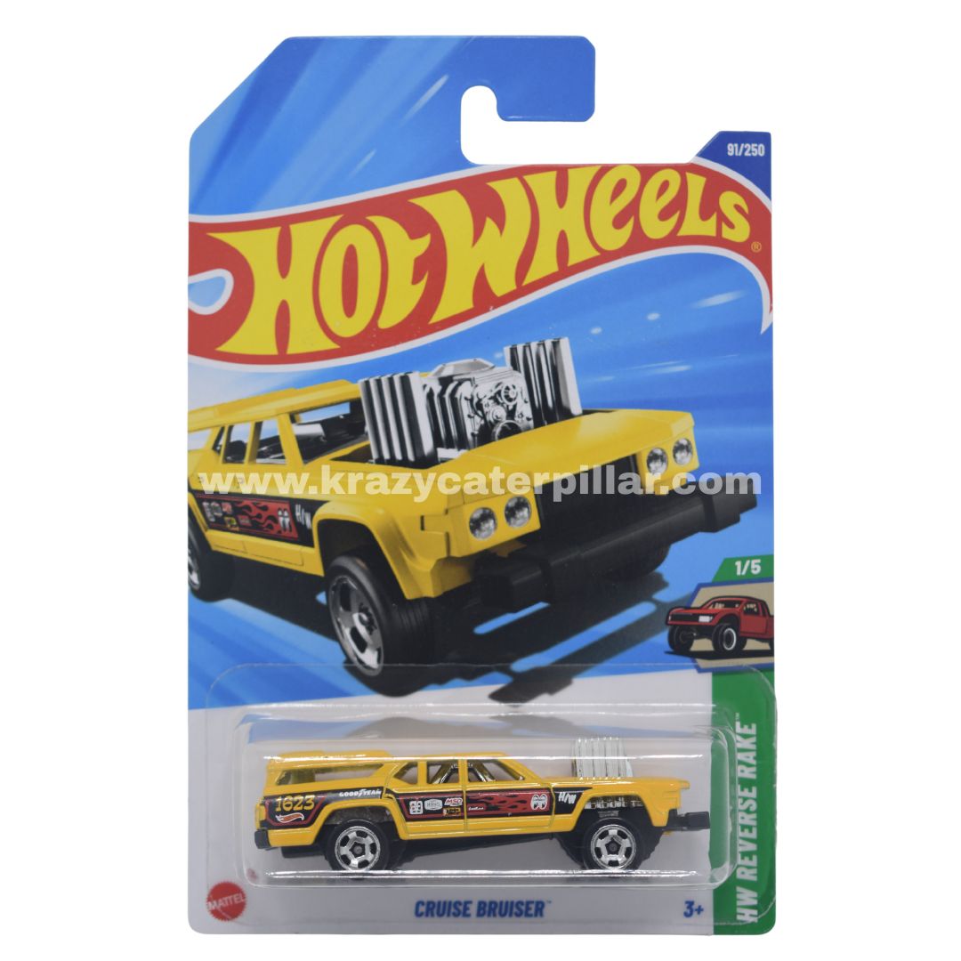 Hot Wheels Cruise Bruiser Yellow 1:64 – Krazy Caterpillar