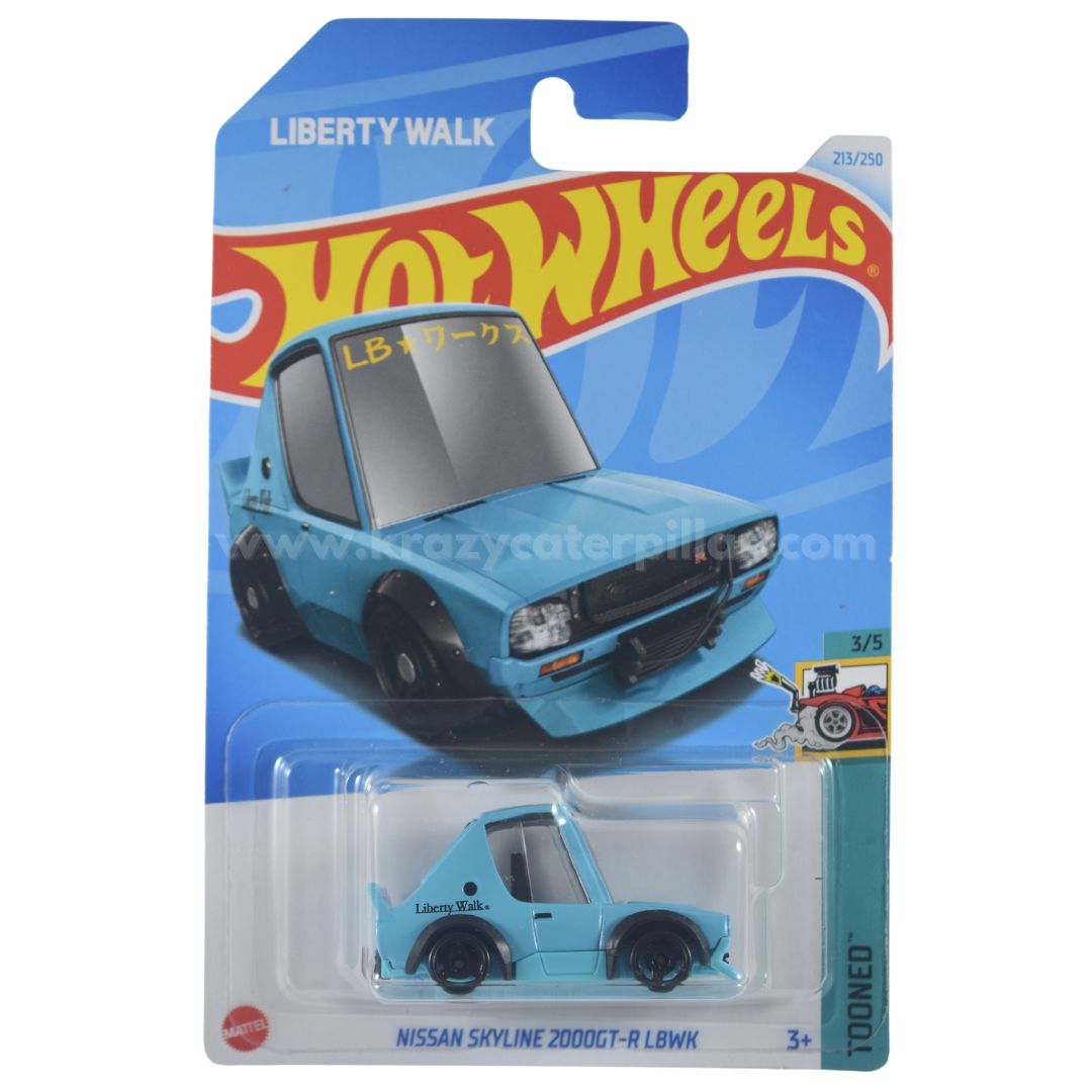 hotwheels TOON’D D21 720 ２台セット カスタム Hot Wheels Nissan Skyline 2000GT-R LBWK (Tooned) – Krazy Caterpillar