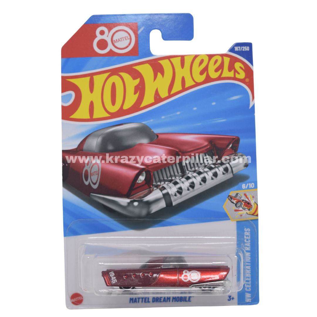 Hot Wheels Mattel Dream Mobile 80th Anniversary Edition Red