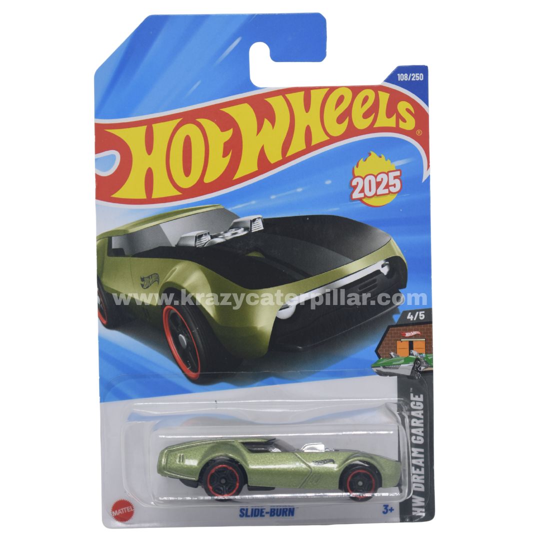 Hot Wheels Slide-Burn Green