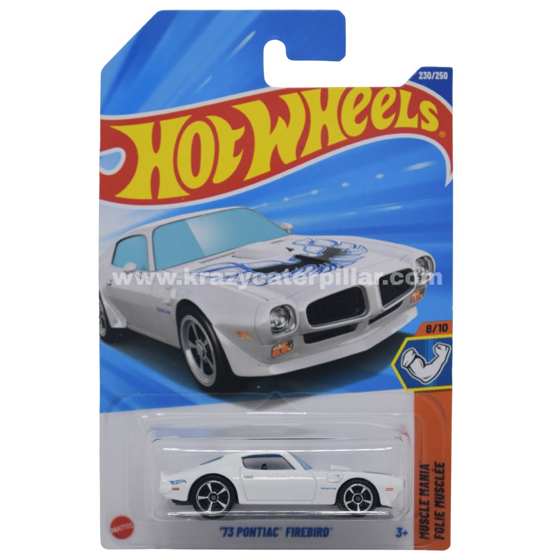 Hot Wheels '73 Pontiac Firebird White - Main Image