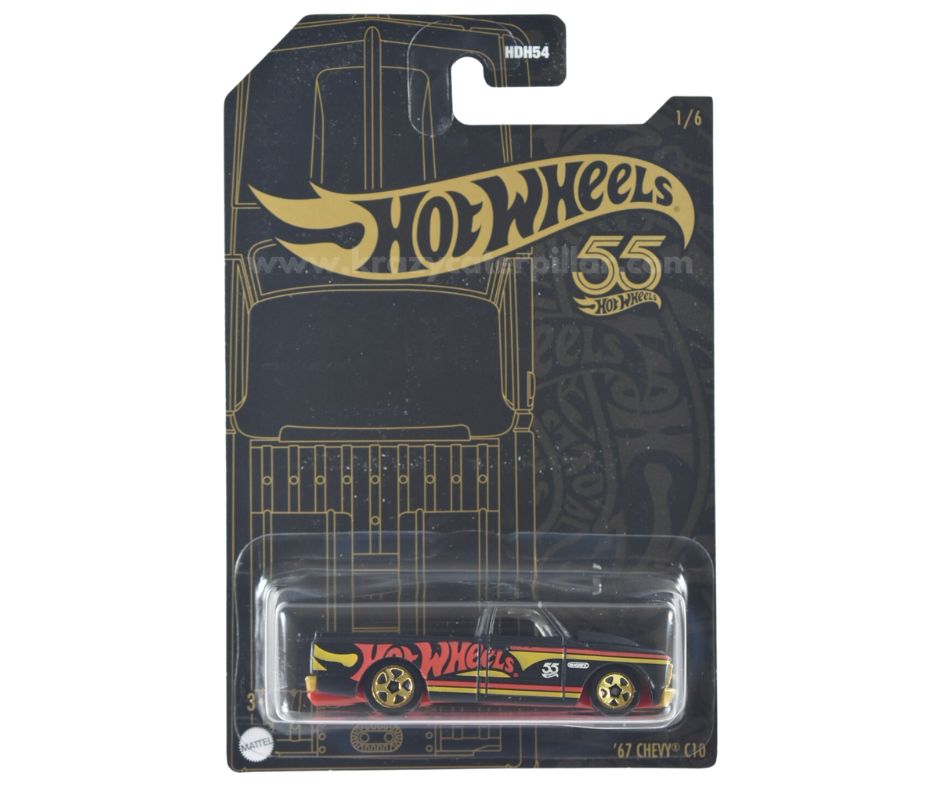Lot De 2 Miniatures Matchbox & Hot Wheels - Chevy C10 1967 & 1968 - Boîtes Neuves