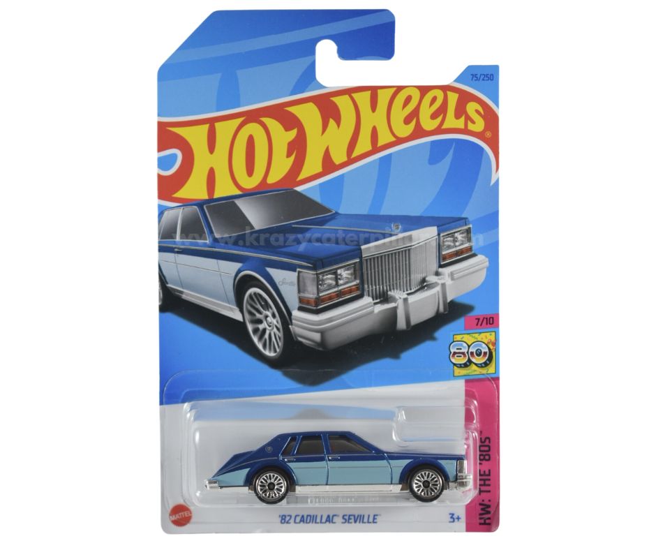Hot Wheels 1/64 - Cadillac Séville 1982 Red Edition #8/12 - Édition Limitée Target USA, Couleur Blanche, Neuve