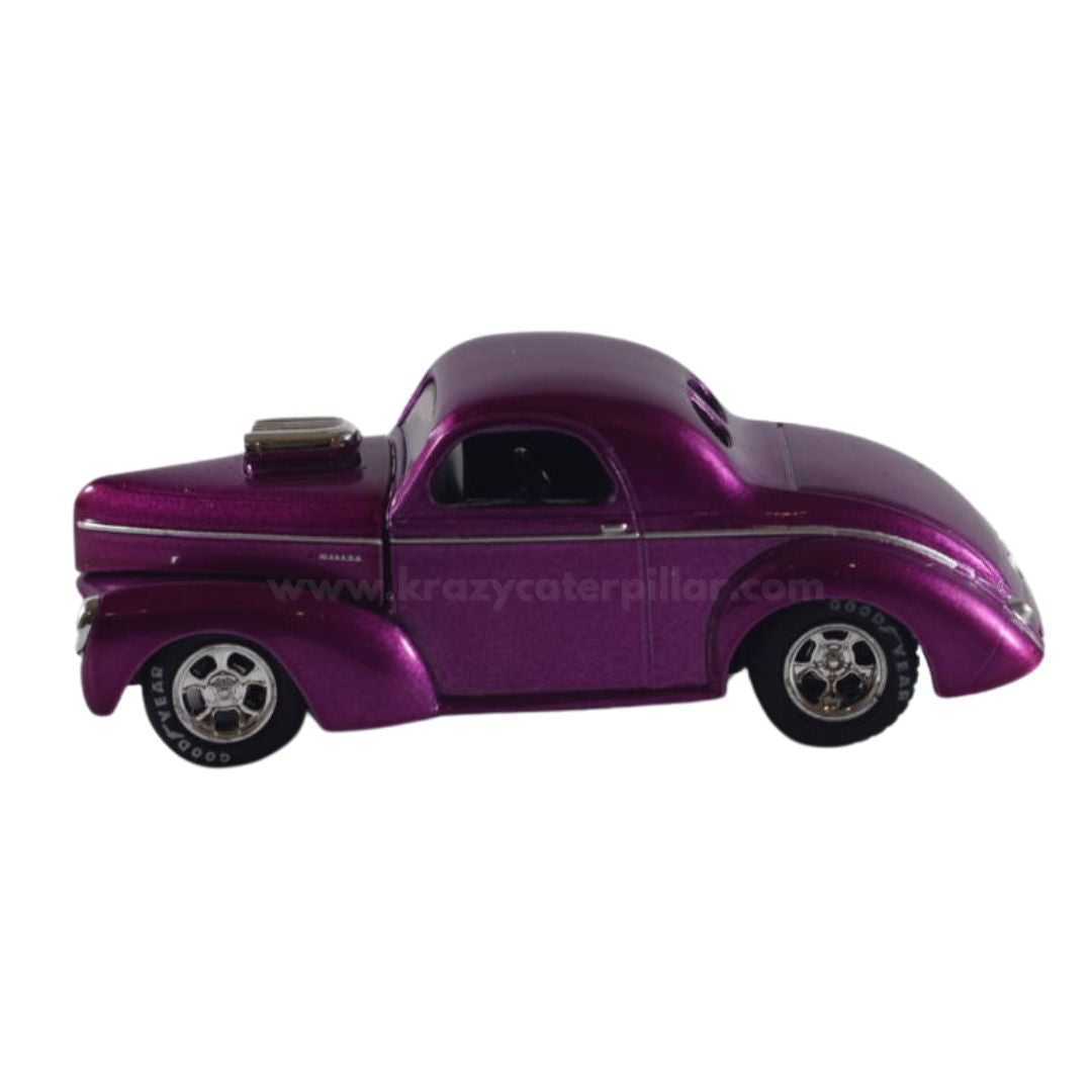 M2 Machine 1941 Willys Coupe Purple - 1:64 Die-Cast Scale Model