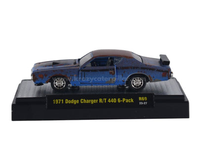 M2 Machine: 1971 Dodge Charger R/T 440 6-Pack - 1:64 Die-Cast Scale Model
