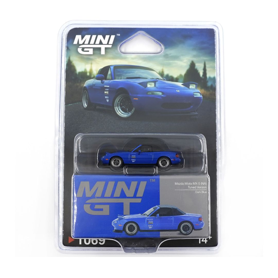 Mini GT Blister #1069: Mazda Miata MX-5 (NA) Tuned Version Dark