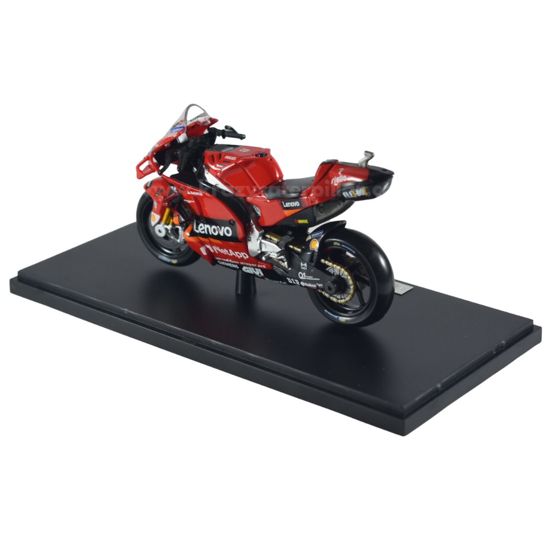 Maisto 2022 Ducati Desmosecidi GP Lenovo Bike - 1:18 Die-Cast Scale Model