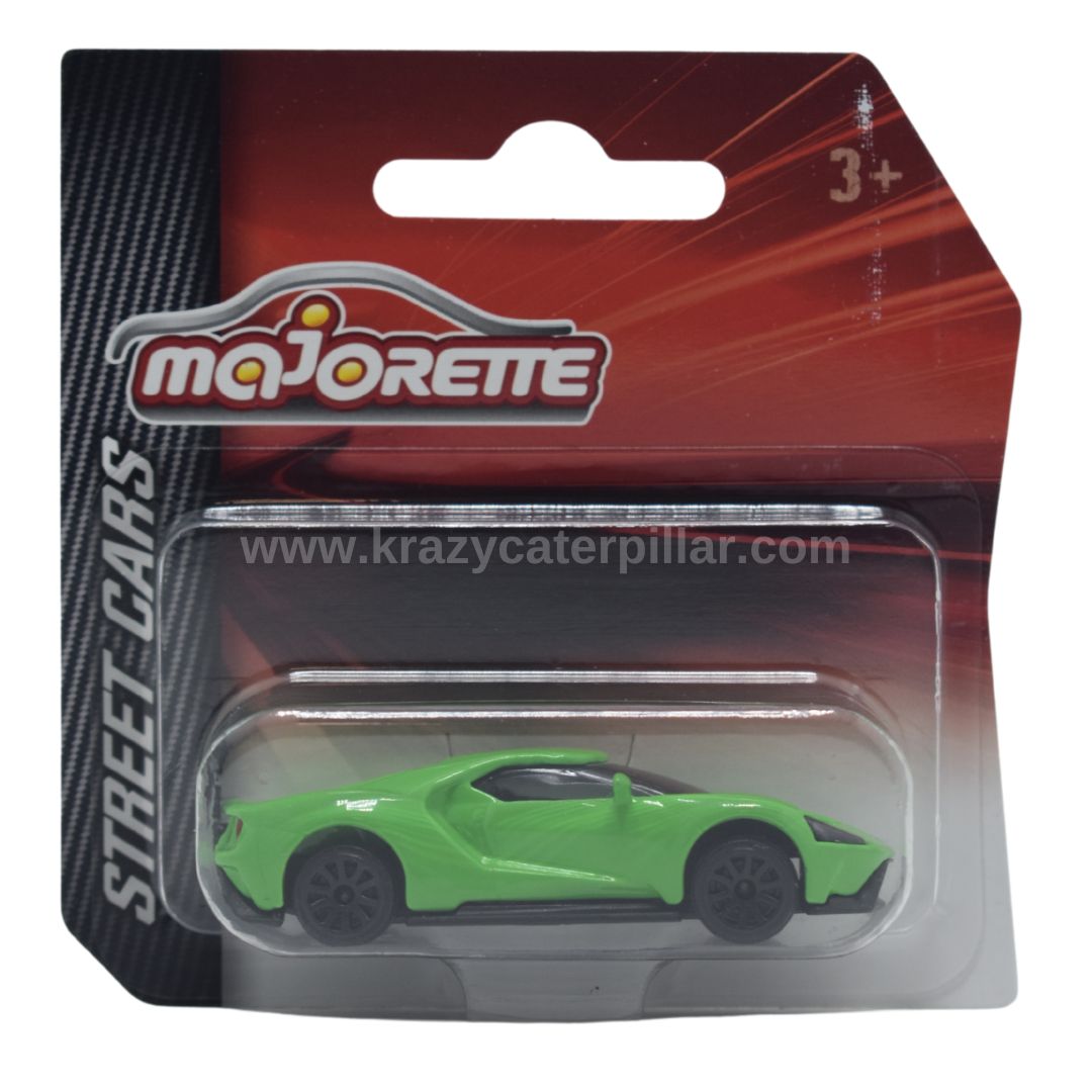 Majorette Ford GT Green: Street Cars Green - 1:64 – Krazy Caterpillar