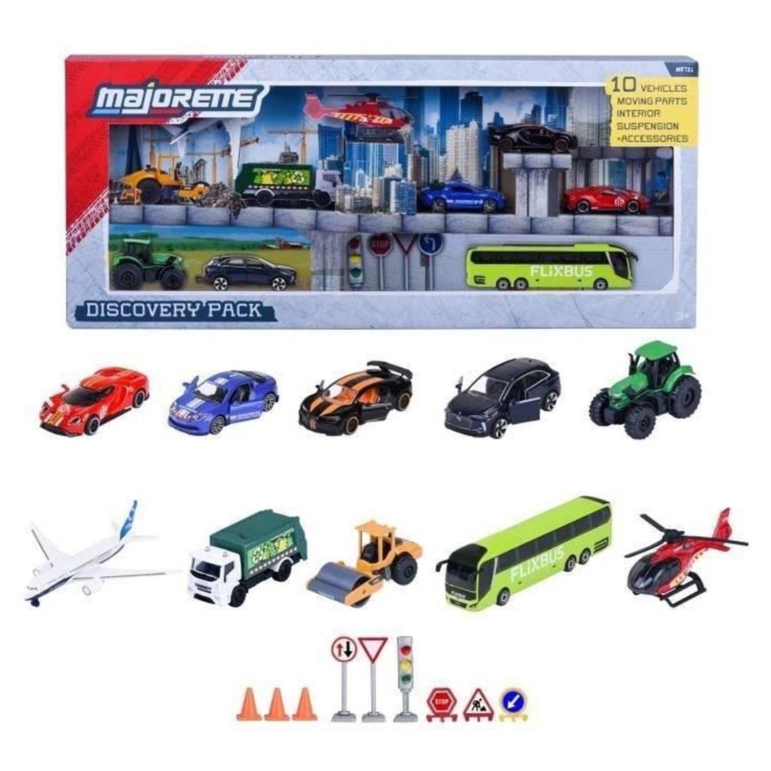 Majorette ミニカー 10台セット　バリ売り可 Majorette: Discovery Pack - Play Set – Krazy Caterpillar