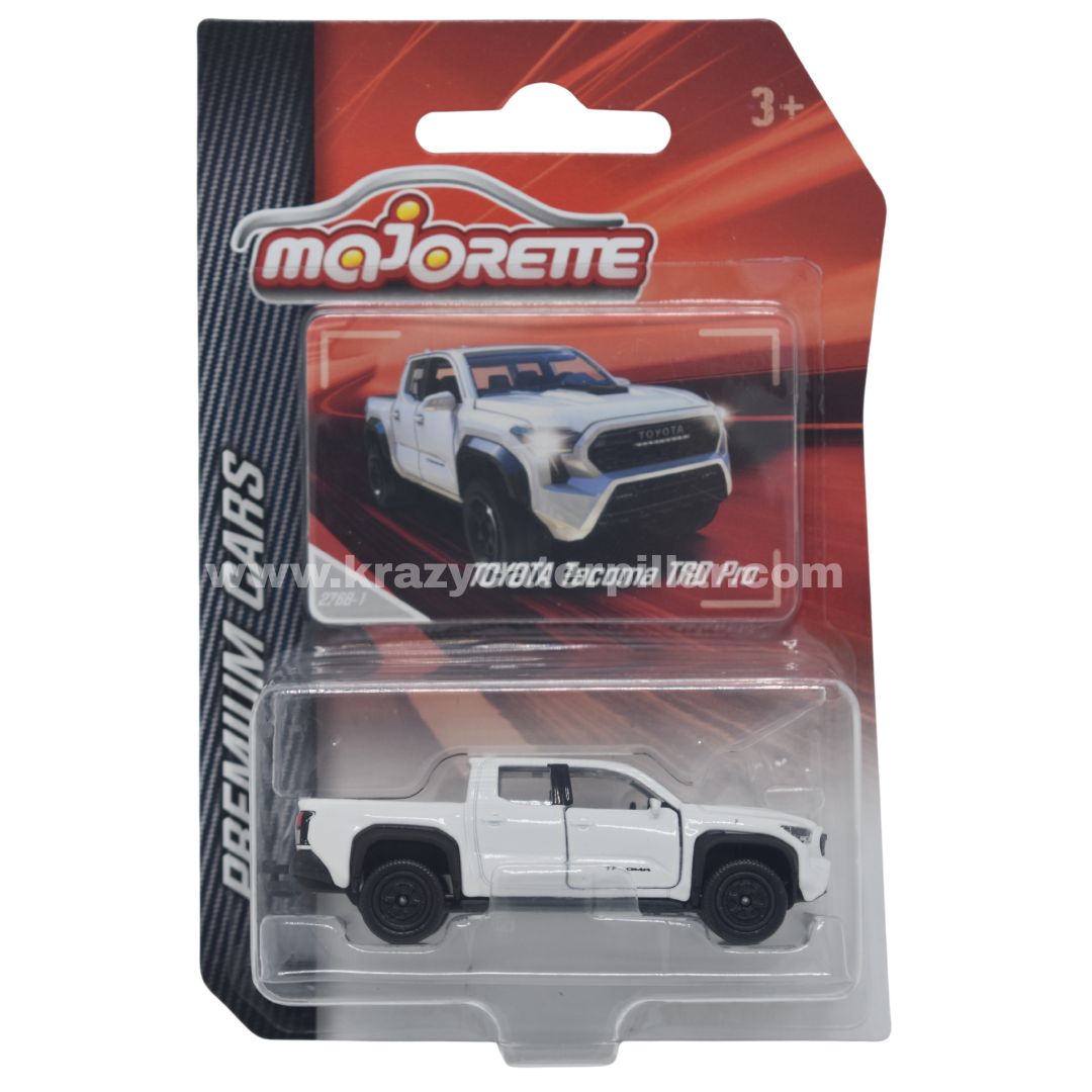 Majorette Premium Cars: Toyota Tacoma TRD Pro - White 1:64 – Krazy ...