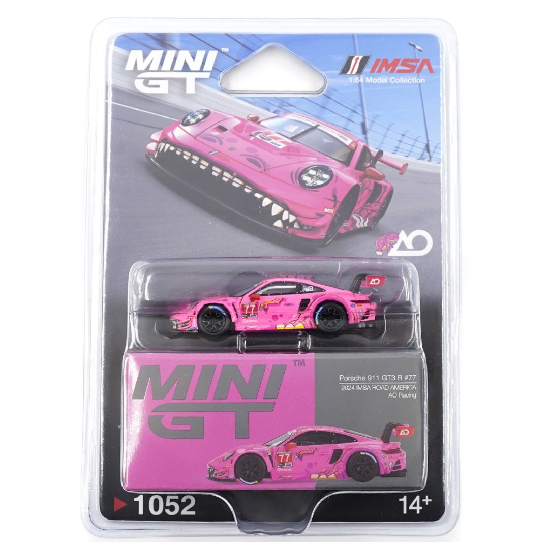Mini GT Blister #1052: Porsche 911 GT3 R #77 AO Racing 2024 IMSA