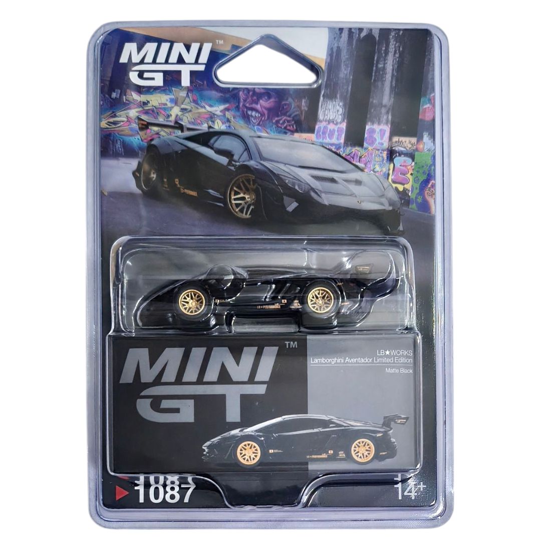 MINI GT LB★WORKS Lamborghini Aventador Mini GT Blister #1087: LB☆WORKS Lamborghini Aventador Limited