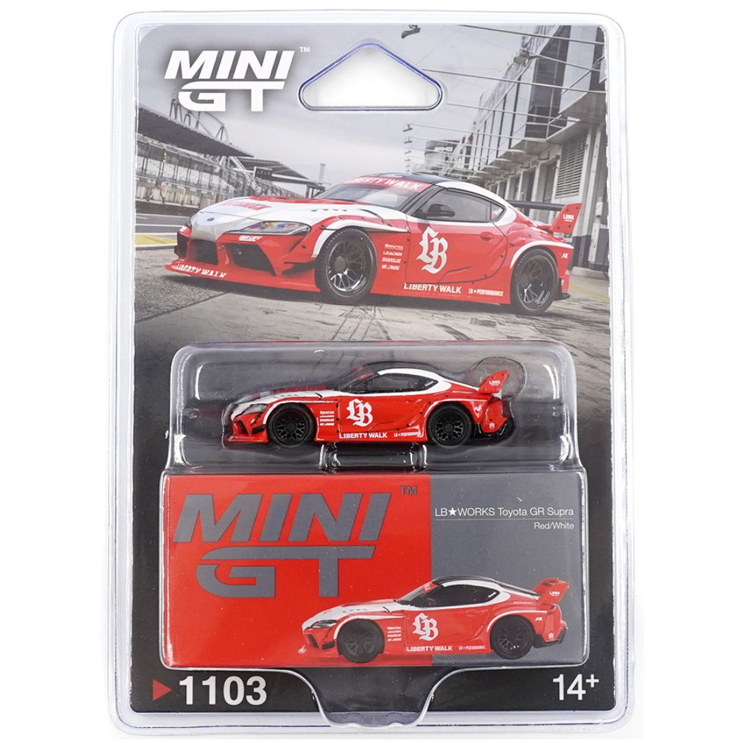 Mini GT Blister #1103: LB☆WORKS Toyota GR Supra Red – Krazy