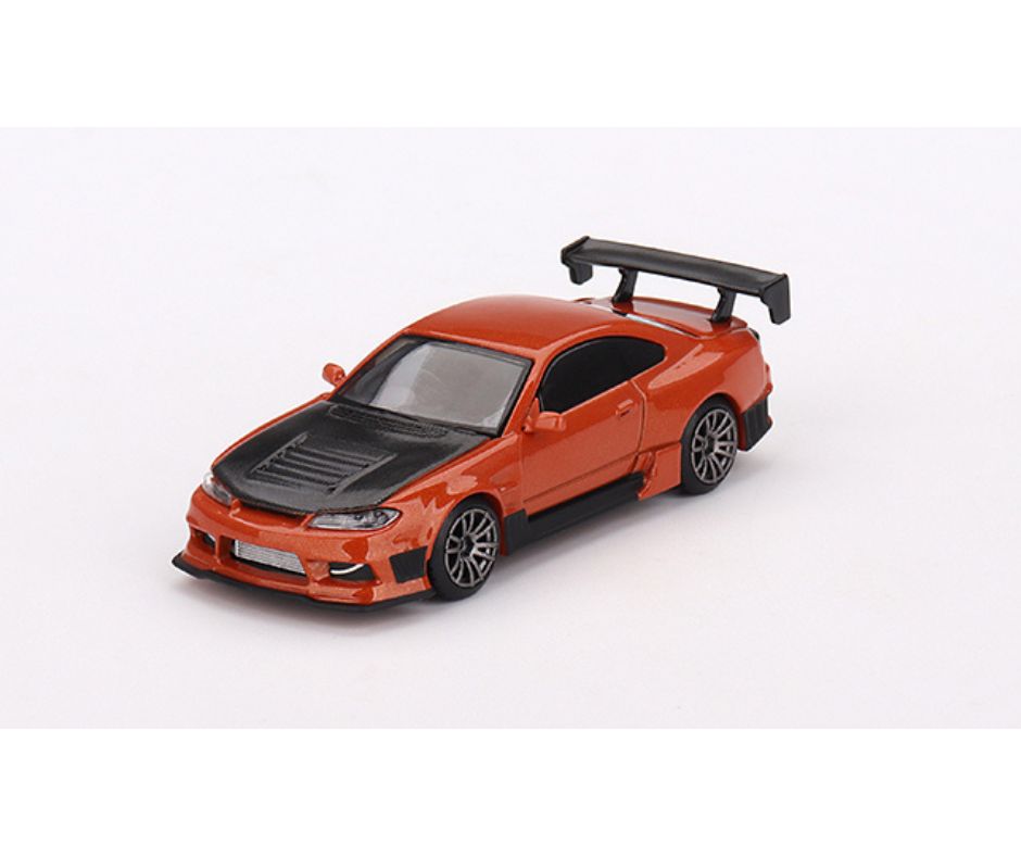 Mini GT: Nissan Silvia S15 D-MAX Metallic Orange – Krazy Caterpillar