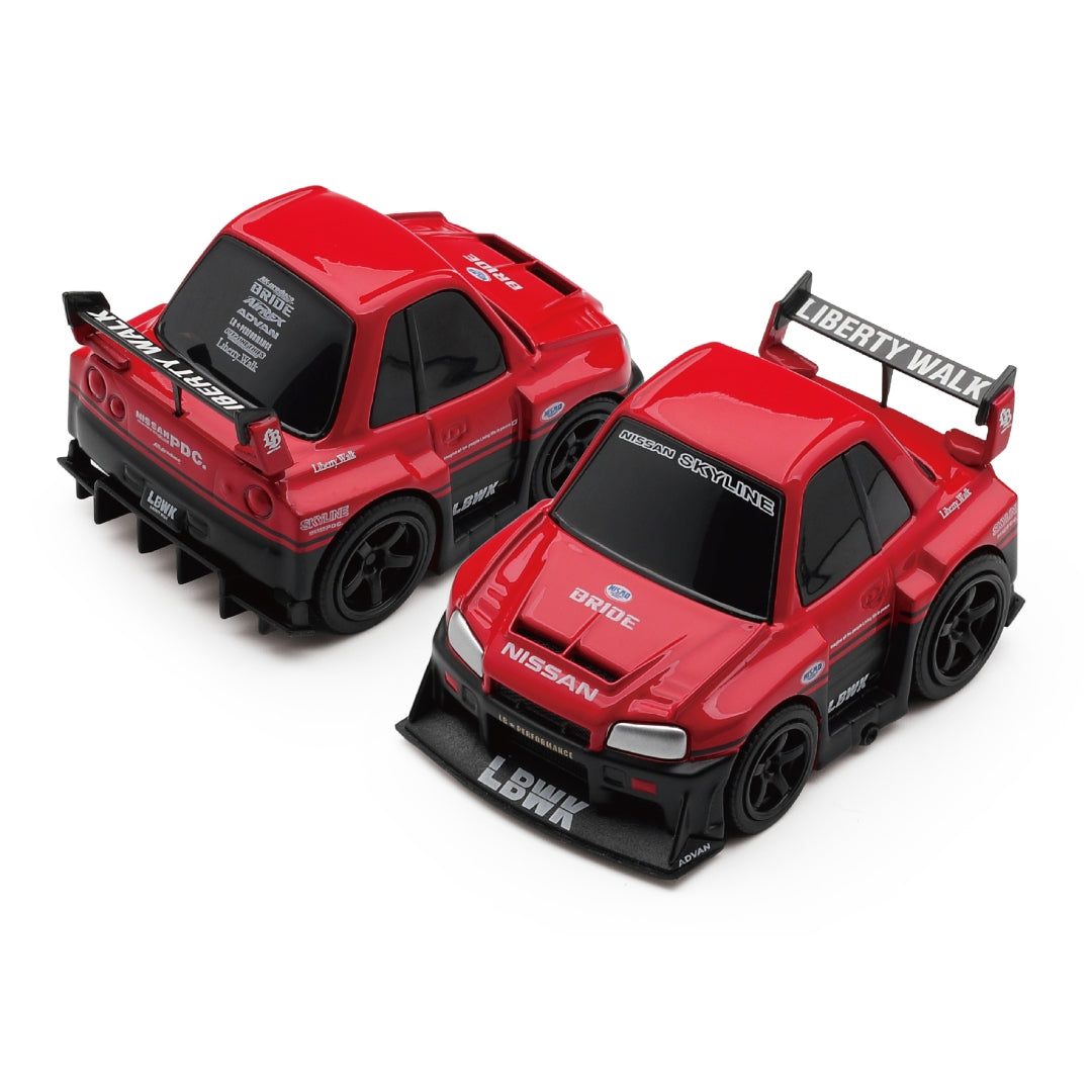 Mini GT Qube Carz #010: Nissan LB-ER34 Super Silhouette SKYLINE