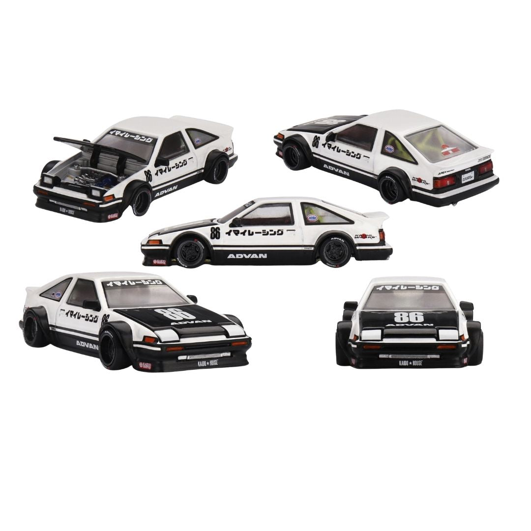 Mini GT Kaido House #180: Toyota AE86 Sprinter Trueno Kaido Street