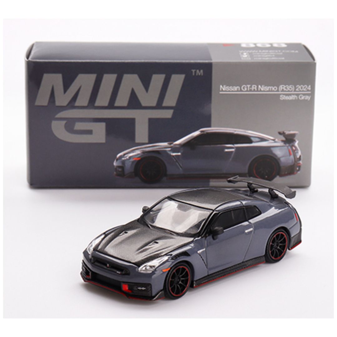 Mini GT #868: Nissan GT-R Nismo 2024 NISMO Stealth Gray – Krazy