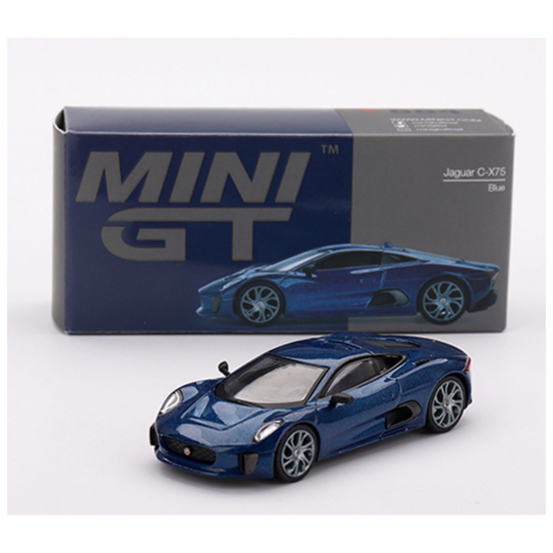 Mini GT #884: Jaguar C-X75 Blue 1:64 – Krazy Caterpillar