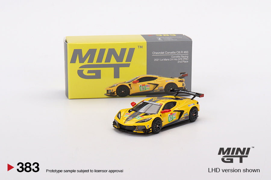 ミニカー MINI GT Chevrolet Corvette C8.R #63 383 Mini GT 1:64 Chevrolet Corvette C8.R #63 Corvette Racing