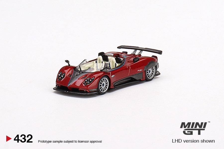 Mini GT Pagani Zonda HP Barchetta Rosso Dubai – Krazy