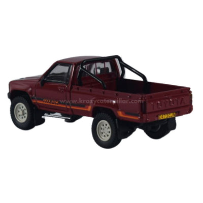 Para64 1984 Toyota Hilux Single Cab Red - 1:64 Die Cast Scale Model