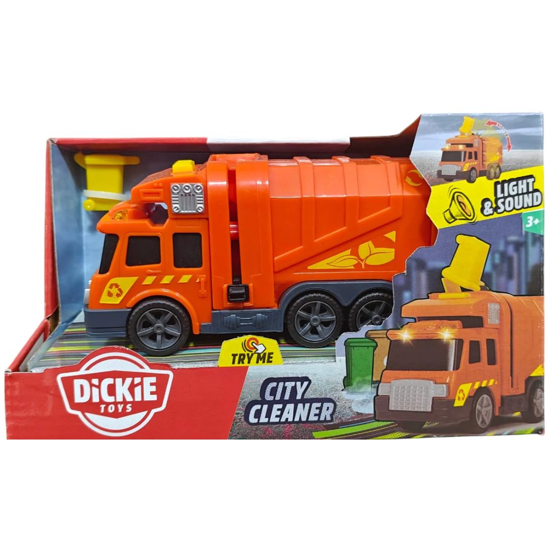 Dickie Toys Camion Spazzatura Happy Scania | Motorizzato Con Luci E Suoni | Garbage Truck Giocattolo 2+ Anni - 3