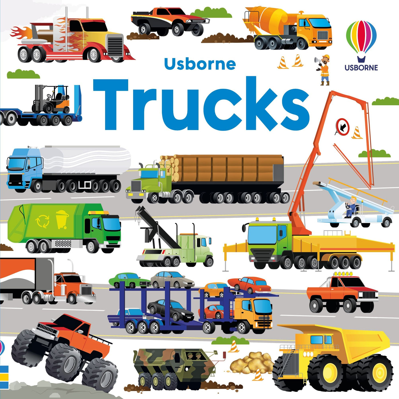 Usborne Book and Jigsaw Trucks - Paperback | Usborne