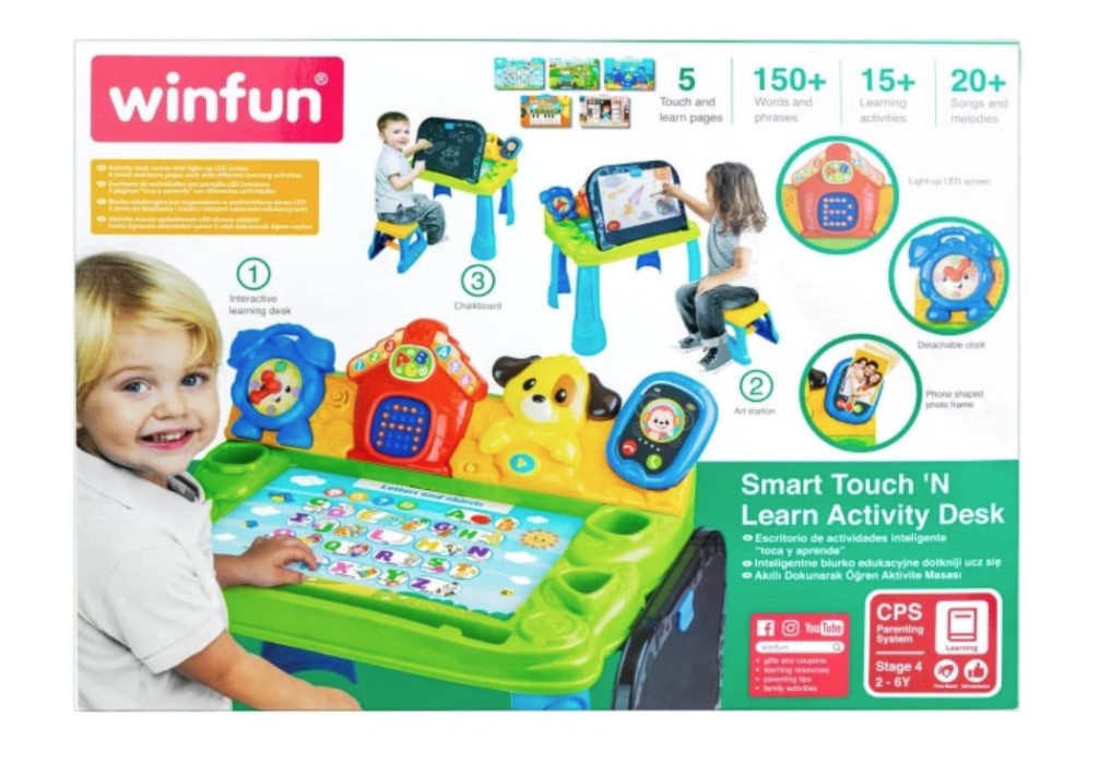 Winfun: Smart Touch 'N Learn Activity Desk – Krazy Caterpillar