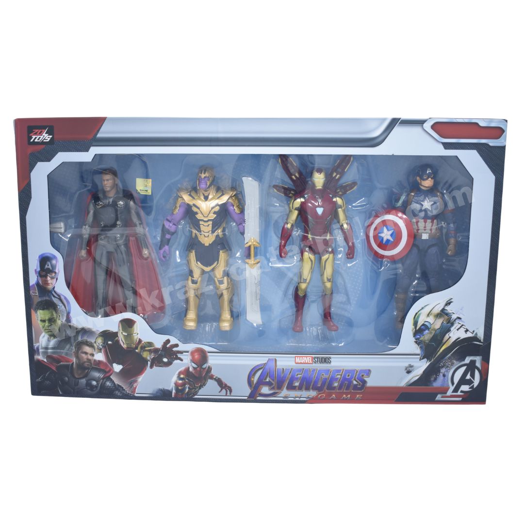 ZD Toys: Marvel Studios Avengers Endgames 4 Action Figure Set