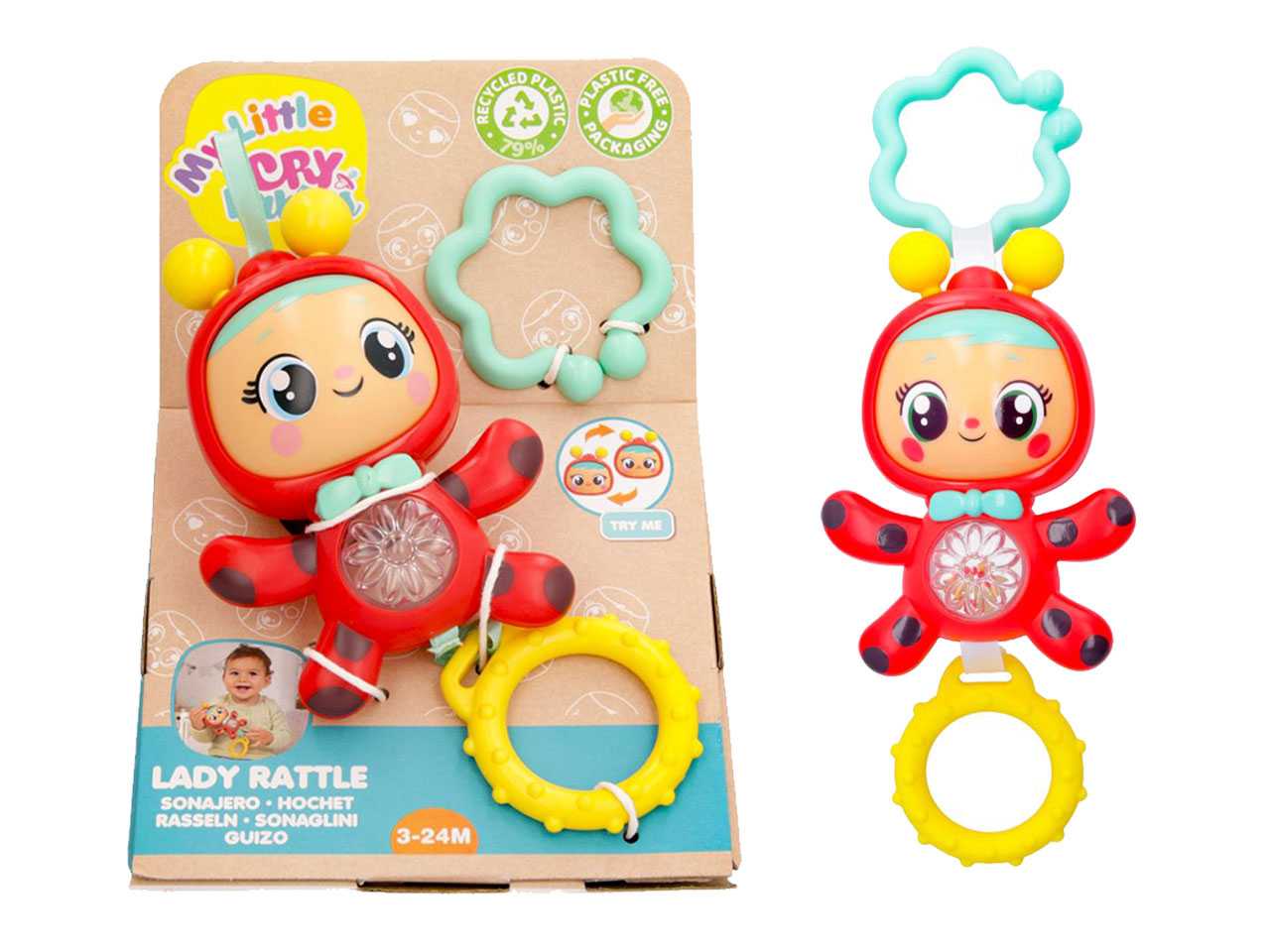 IMC Toys: My Little Cry Babies- Lady Rattle – Krazy Caterpillar