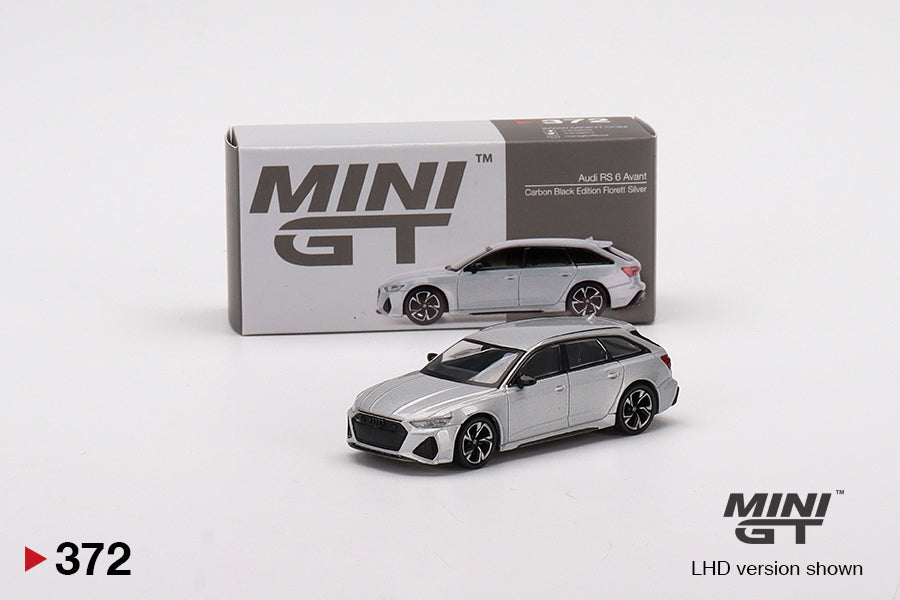 Audi RS 6 Avant Carbon Black Edition Florett Silver - 1:64