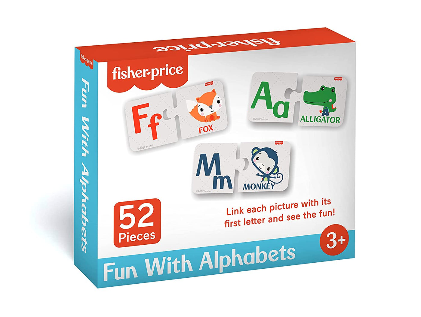 Fun with Alphabets: 2 Pieces Puzzle | Fisher Price