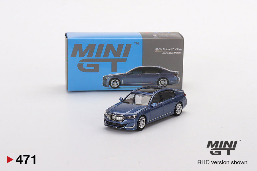 BMW Alpina B7 xDrive Alpina Blue Metallic - 1:64 | Mini GT – Krazy