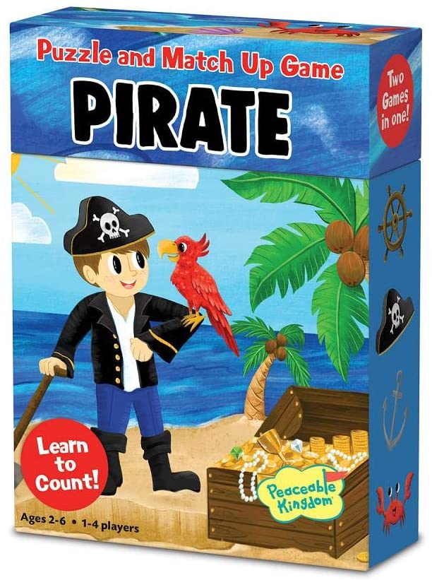 Pirate Puzzle and Match Up Game
