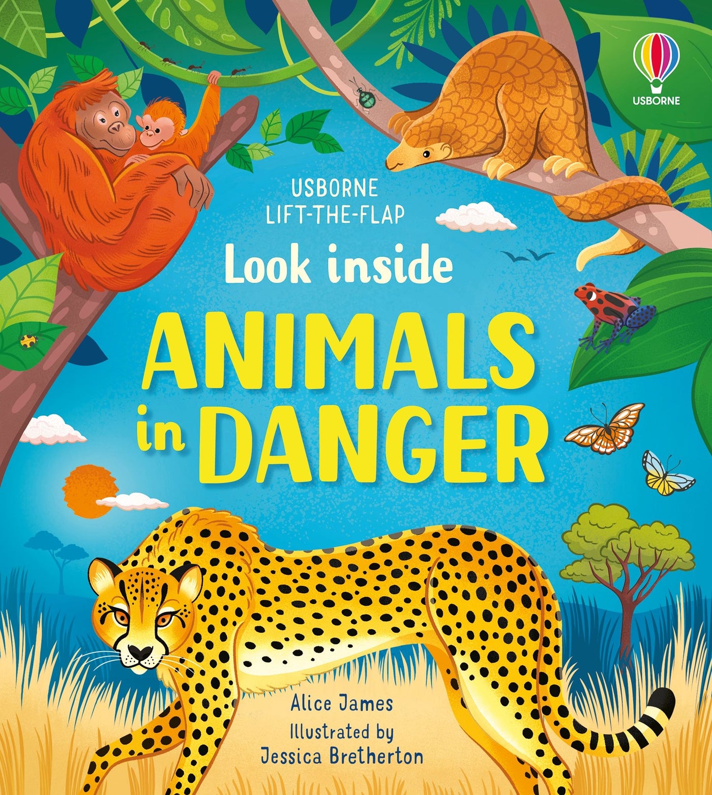 Look inside Animals in Danger: Lift The Flap - Board Book | Usborne