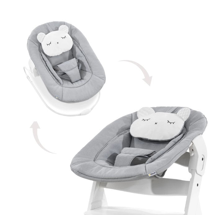 alpha plus hauck Alpha Plus Bouncer 2in1 - Light Grey