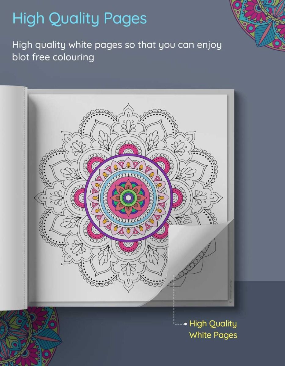 Mandala Art Colouring Book (3)