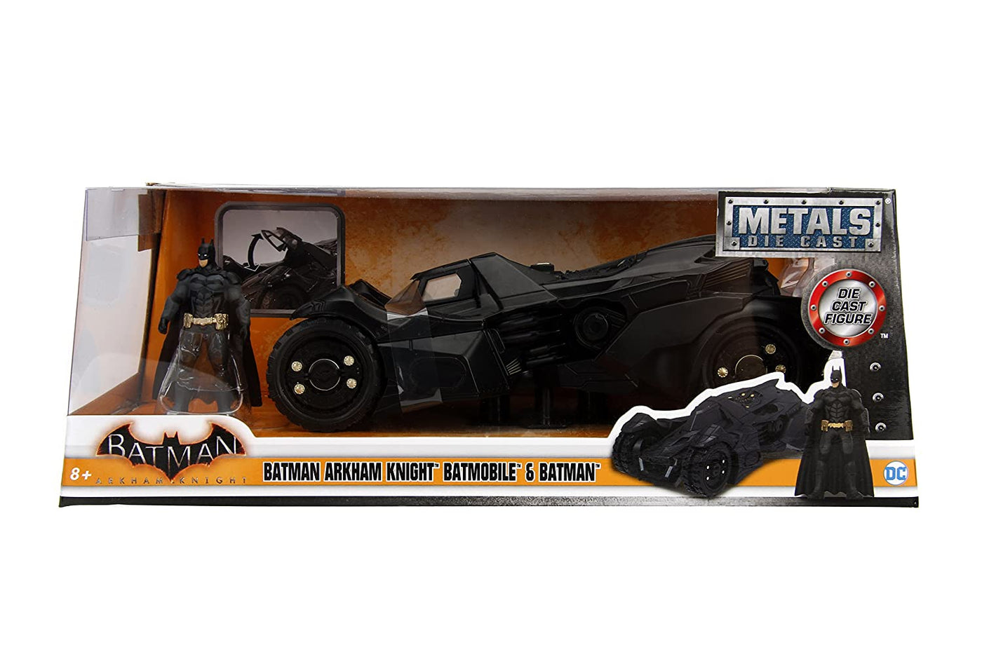 Batman Arkham Knight Batmobile & Batman (1:24 Scale) | Jada Toys