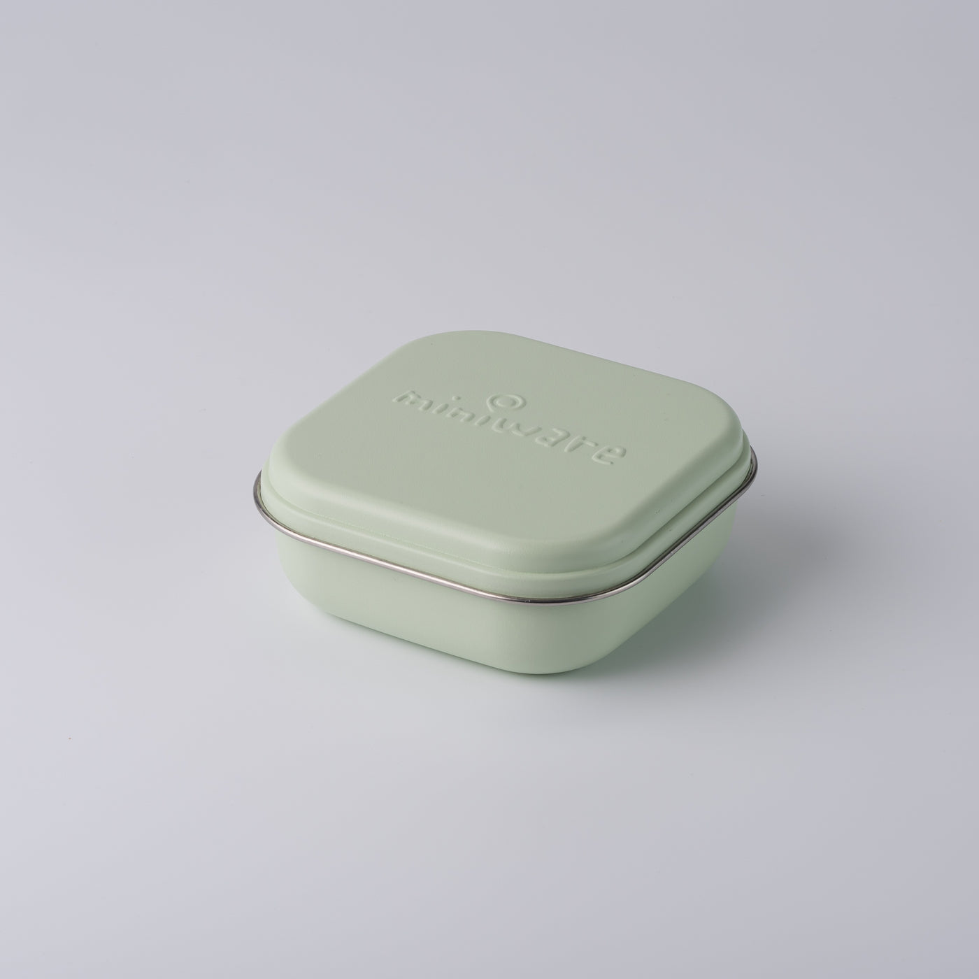 Bento Lunch Box with 2 silipods - Green | Miniware