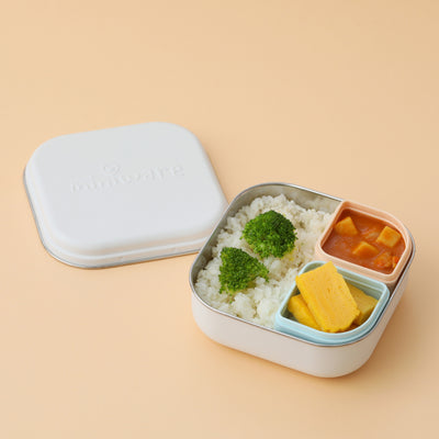 Bento Lunch Box with 2 silipods - Pink | Miniware