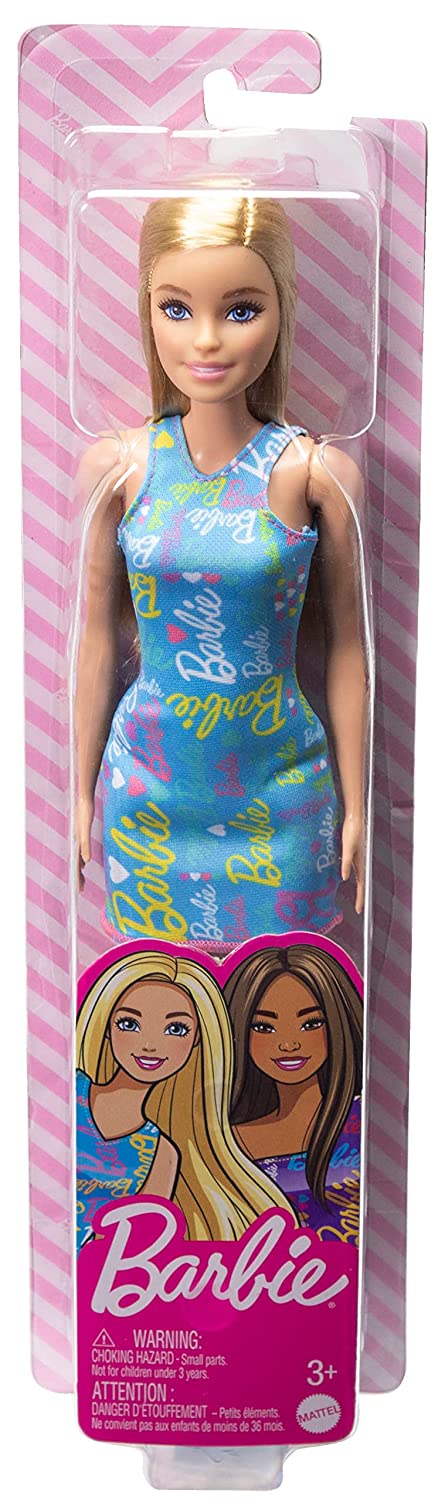 Barbie Doll Logo Print Dresses - Blue