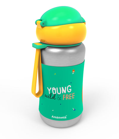 Sport Sipper Stainless Steel Bottle - Young wild and Free | Rabitat